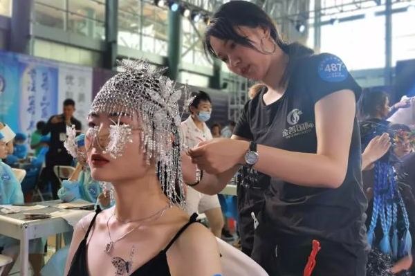 2021昆明市職業技能競賽，云南化妝組小寶貝的作品太棒了